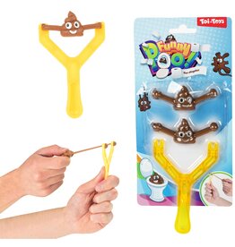 Funny Poo Katapult met Lachende Drol 9,5cm