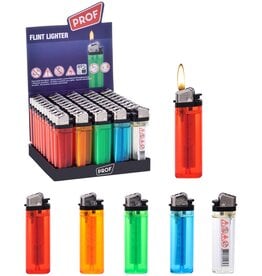 Prof Aansteker Transparant 5 assorti kleur