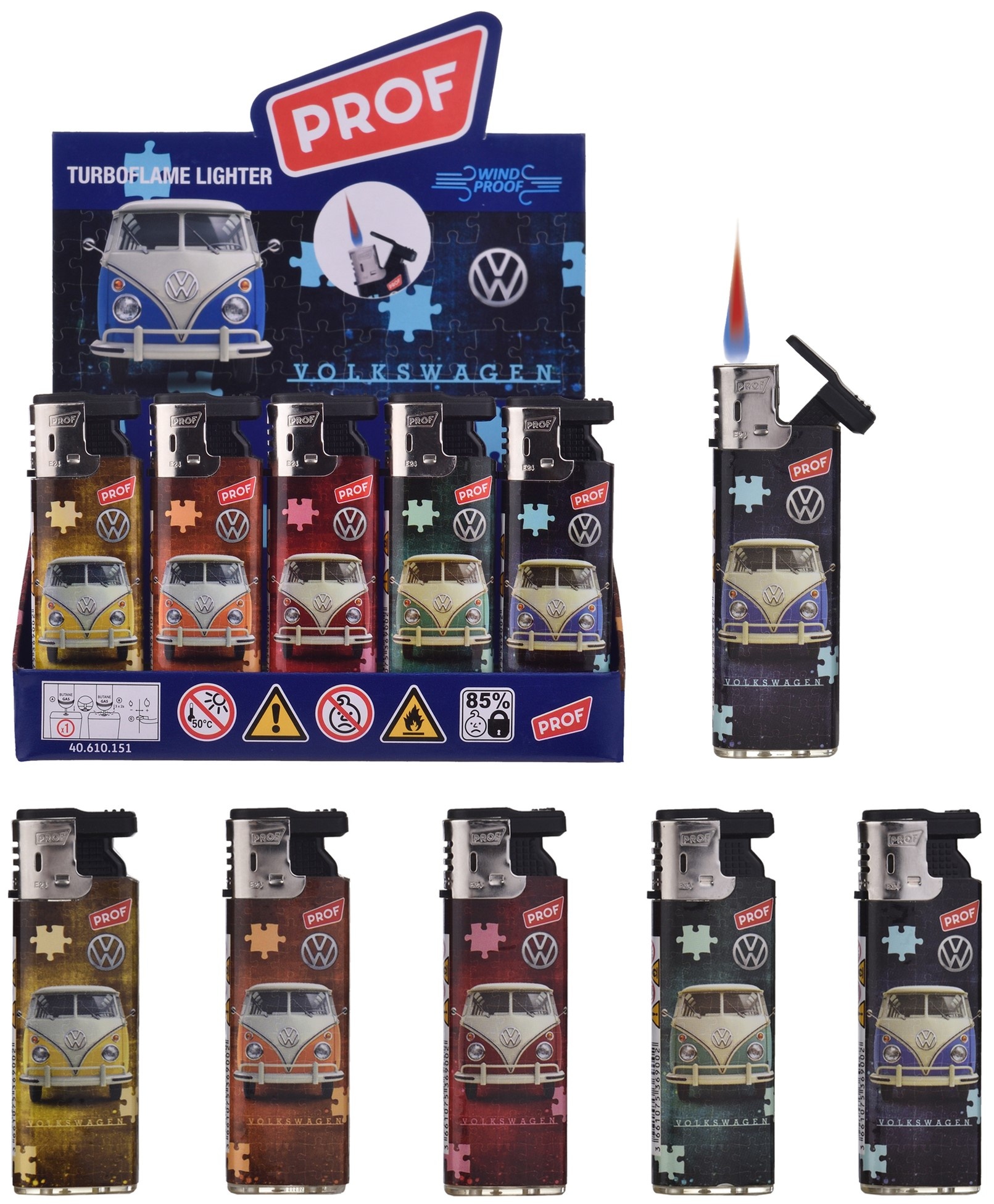 Prof Aansteker VW Bus Puzzel 5 assorti design