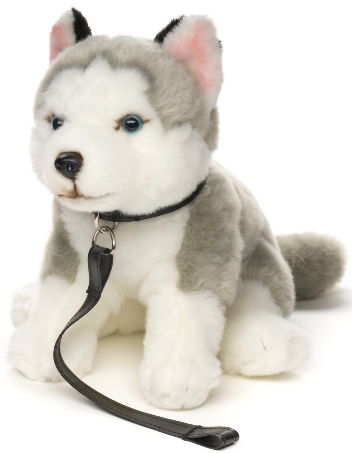 Pluche Husky 25cm. met riem