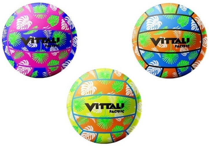 Vittali Pacific Volleybal 23cm. 3 assorti kleur