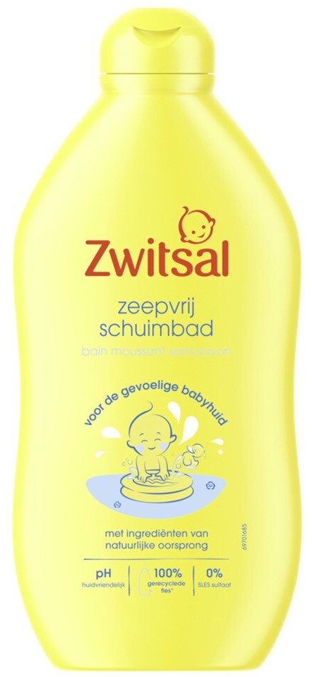 Zwitsal Schuimbad Zacht & Mild 400ml.