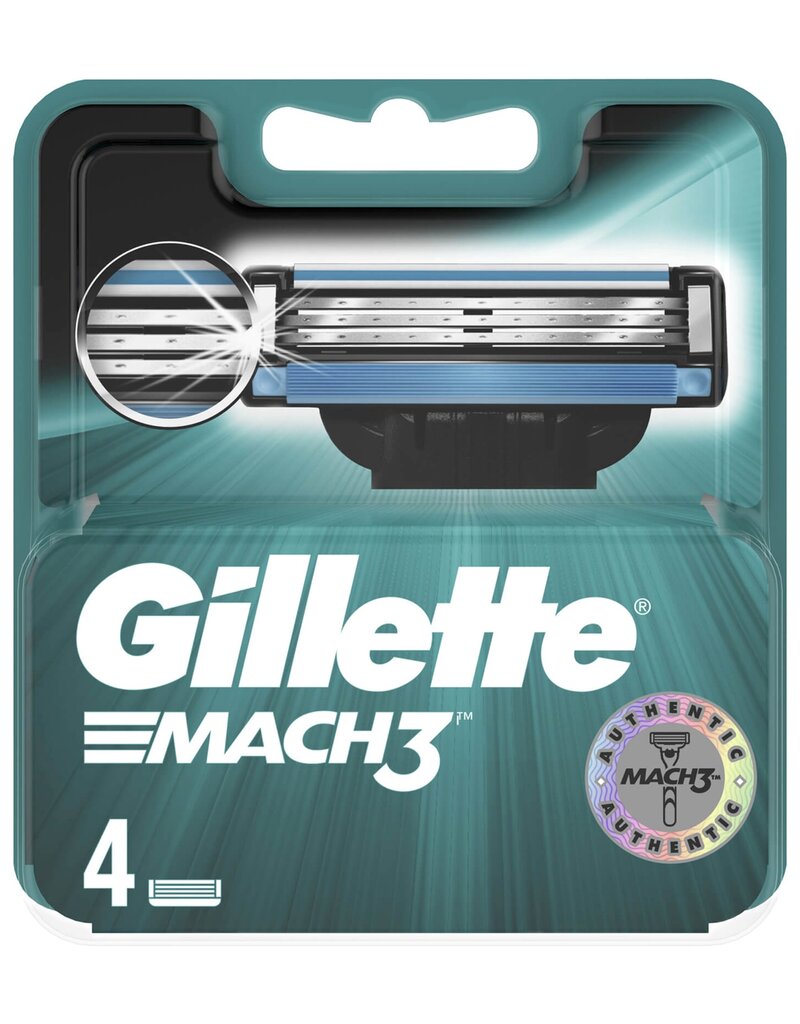 Gillette Mach3 Scheermesjes 4 stuks