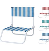 Strandstoel Vouwbaar 63x45x17cm 3 assorti kleur