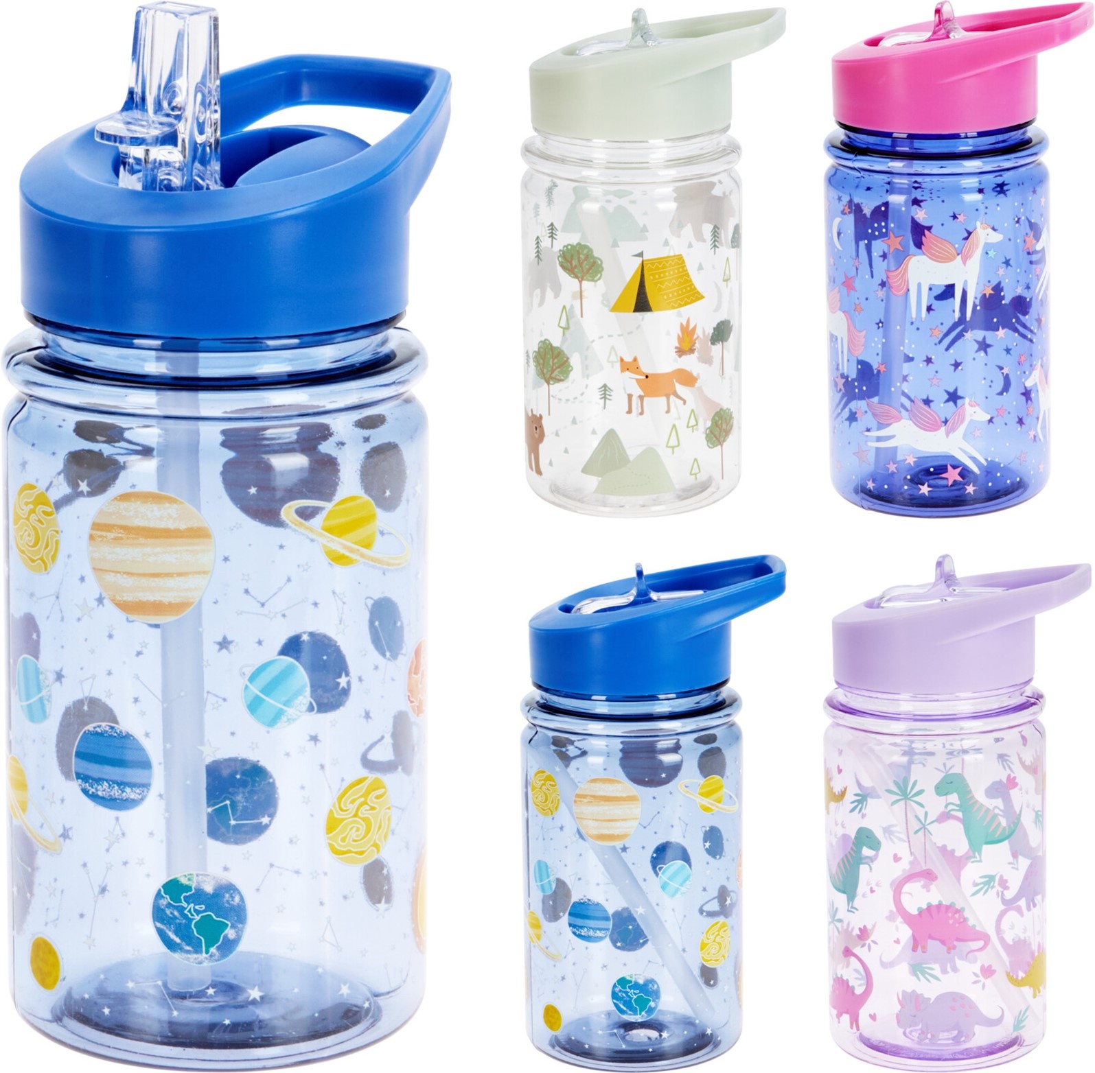 Sportfles Kids 450ml 4 assorti design