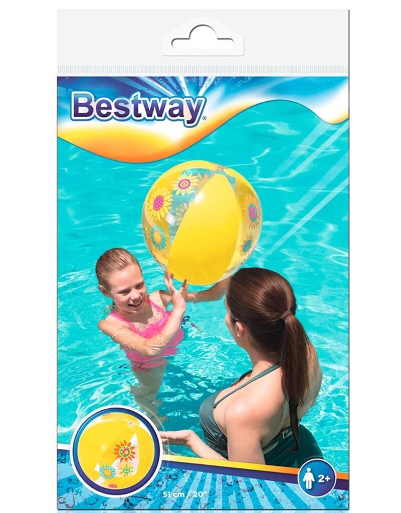 Bestway Strandbal 51cm 3 assorti design