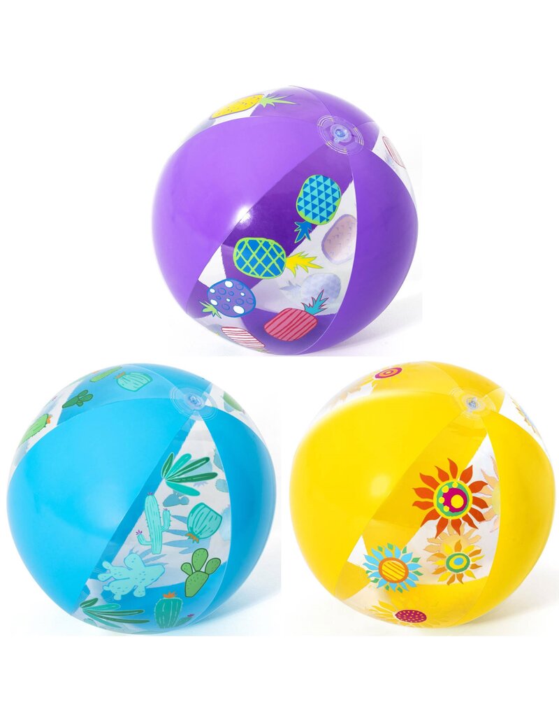 Bestway Strandbal 51cm 3 assorti design