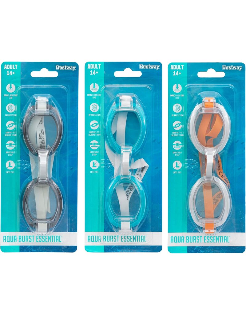Bestway Zwembril Aqua Burst 14 jaar+ 3 ass kleur