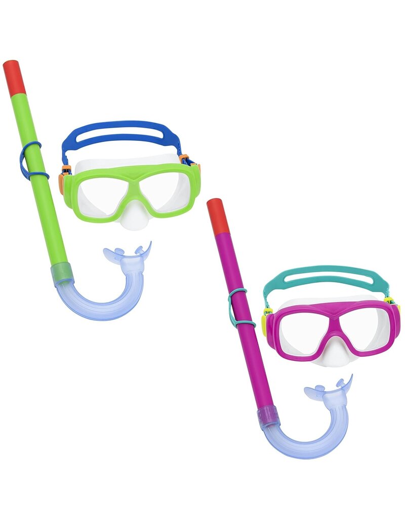 Bestway Snorkelset Explora 7 jaar+ 2 assorti kleur