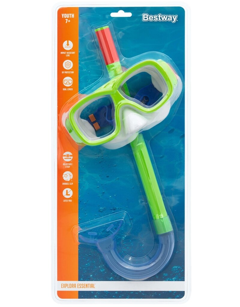 Bestway Snorkelset Explora 7 jaar+ 2 assorti kleur