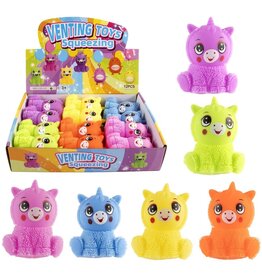 Squeeze Unicorn 11cm. 6 assorti kleur