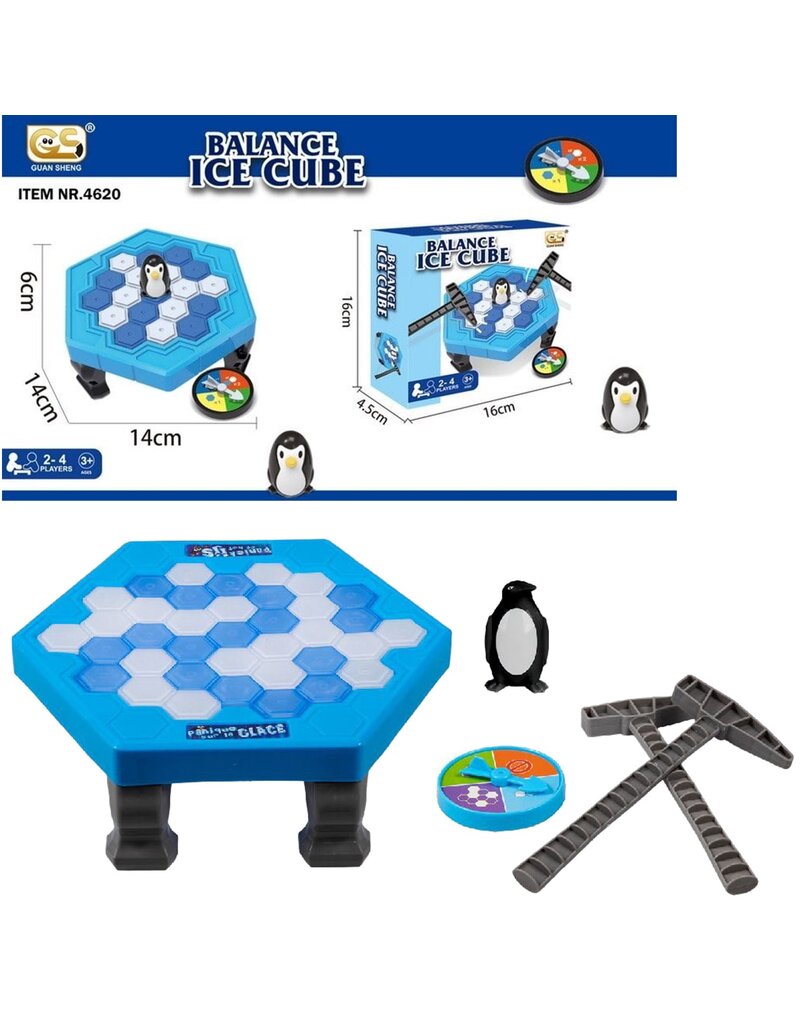 Balance Ice Cube Spel 14x14x6cm