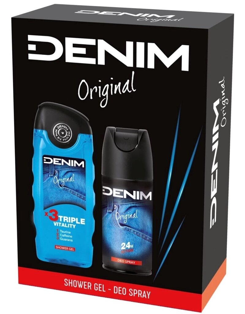 Denim Original Giftset; Deo 150ml + Douche 250ml