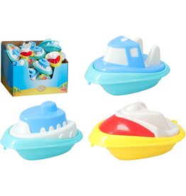 Strandspeelgoed Boot 14x10x8cm 3 assorti