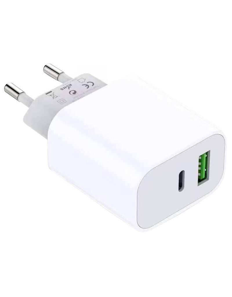 Oplader USB -A en USB-C 20W