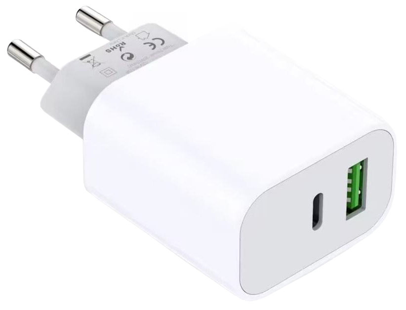 Oplader USB -A en USB-C 20W