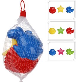 Strandspeelgoed PP set van 3 stuks 3 assorti