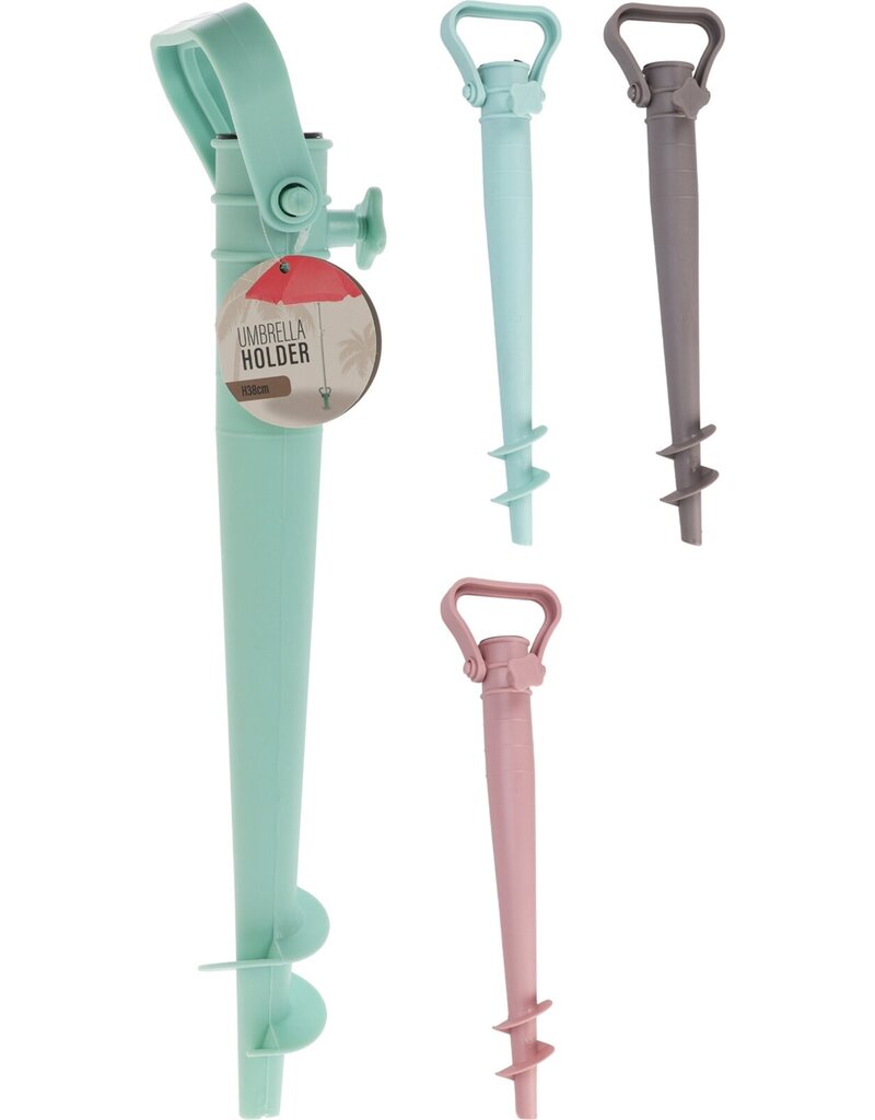 Parasolstandaard PP 38cm 3 assorti kleur