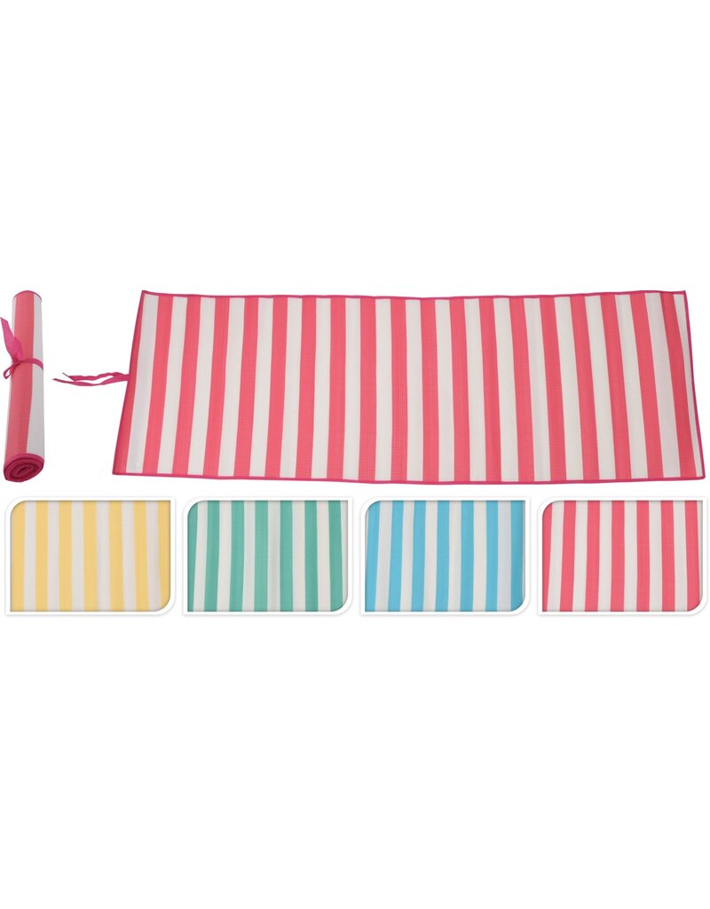 Strandmat PP 180x60cm 4 assorti kleur