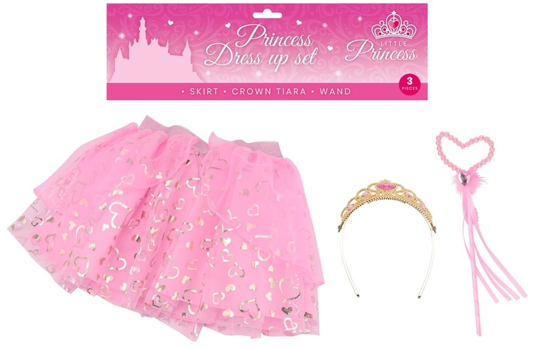 Verkleedset Prinses met Tutu, Diadeem en Prinsessen Staf