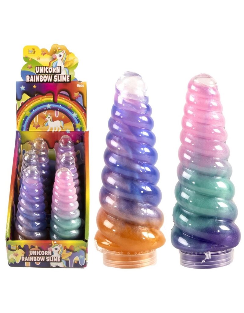 Slime Putty Unicorn Rainbow 13cm 134 gram 2 assorti kleur