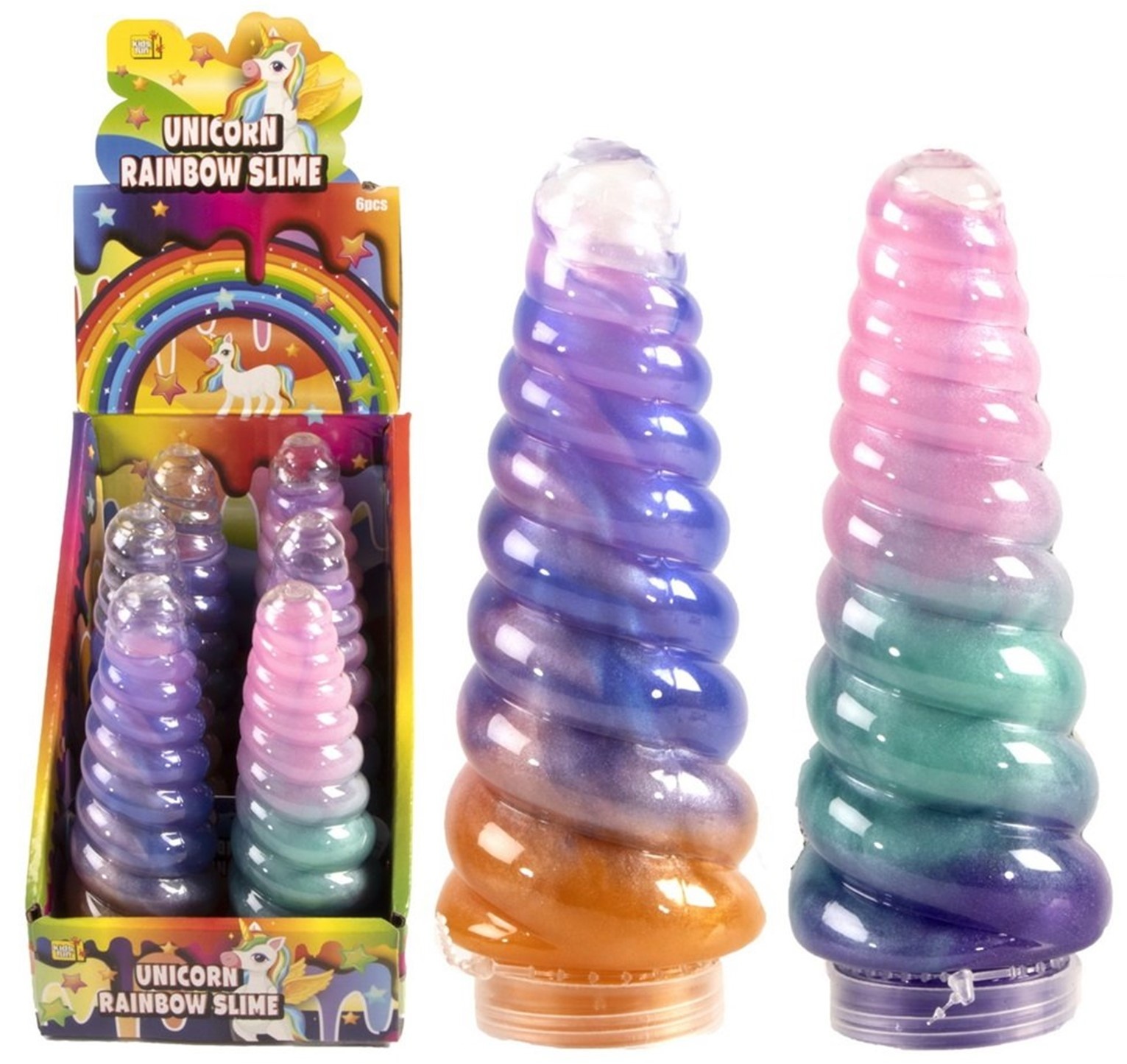 Slime Putty Unicorn Rainbow 13cm 134 gram 2 assorti kleur