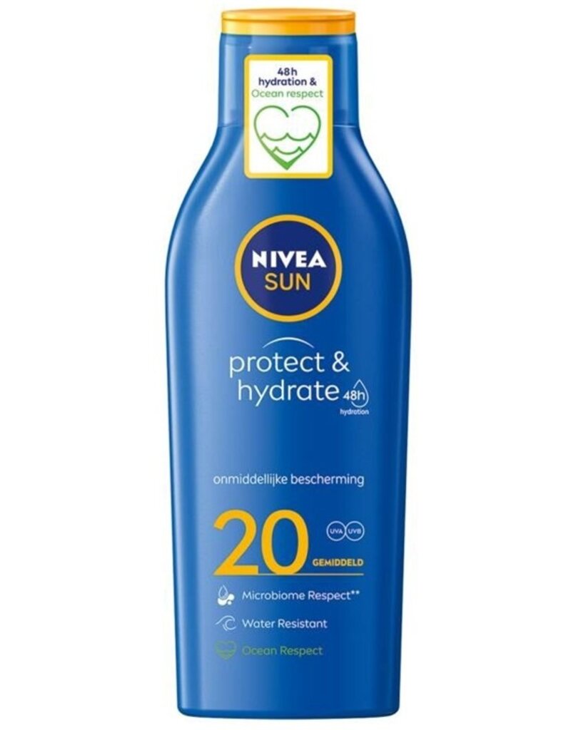 Nivea Sun Lotion Protect & Hydrate SPF20 250ml (Nl/Fr tekst)