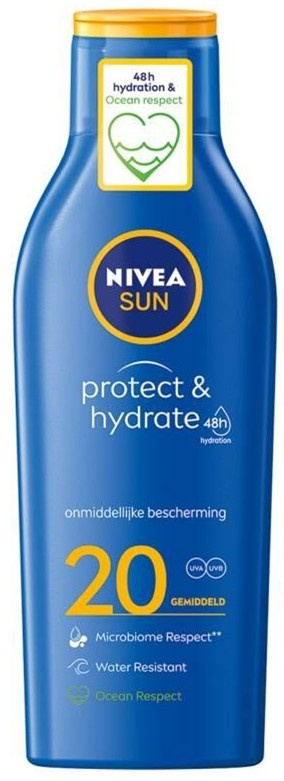 Nivea Sun Lotion Protect & Hydrate SPF20 250ml (Nl/Fr tekst)