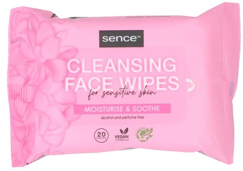 Sence Sence Gezichtsreinigingsdoekjes Sensitive 20st.