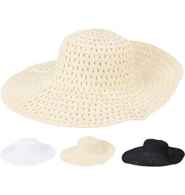 Dames Hoed 3 assorti kleur