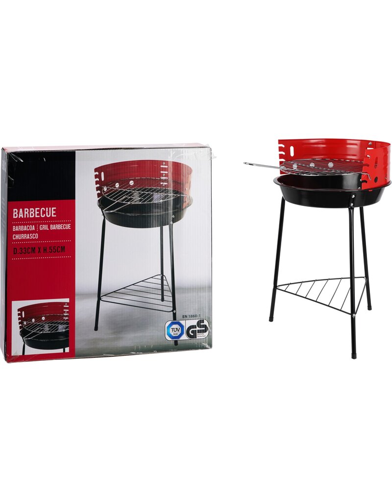 Barbeque Halfrond 33x32x55cm