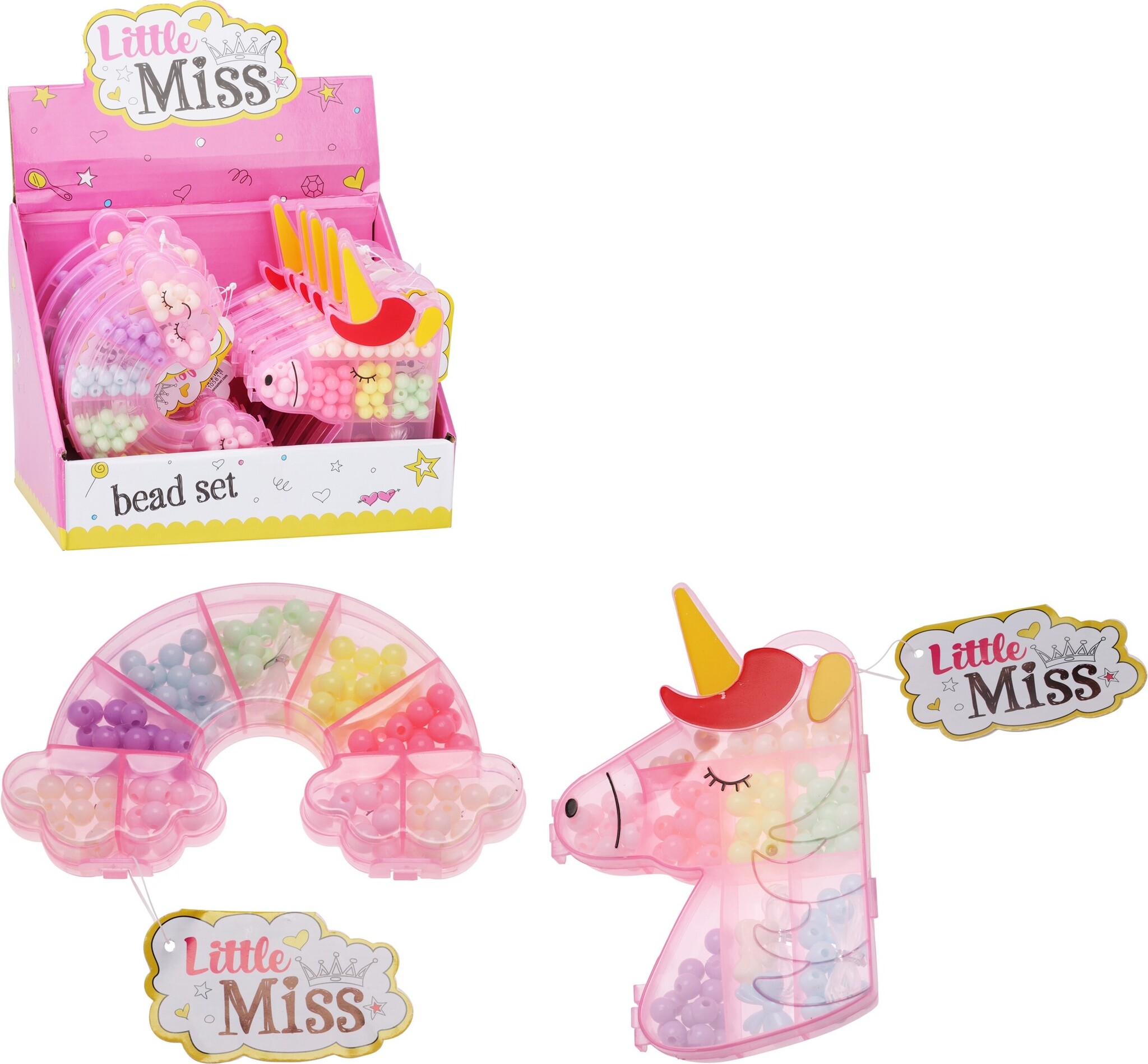 Little Miss Kralenset in Unicorn of Regenboog design box