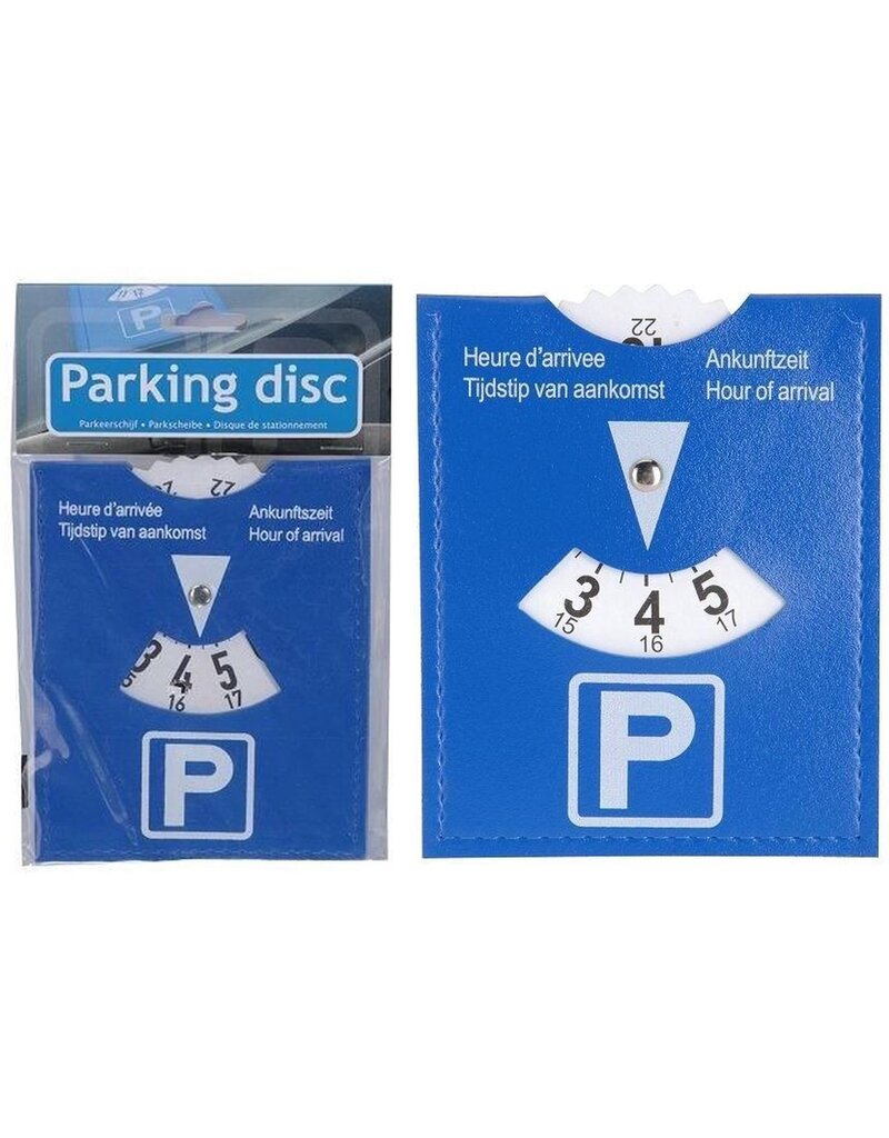 Parkeerschijf 15x11cm.