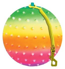 Bal Rainbow Spiky 20cm. met elastisch koord