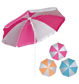 Parasol Ø180cm. UV Protection 3 assorti kleur Knik Functie