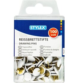 Punaise 100 stuks witte kap