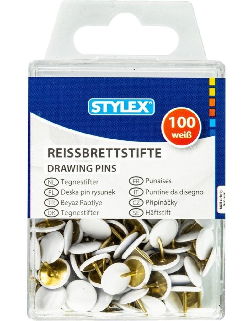 Punaise 100 stuks witte kap