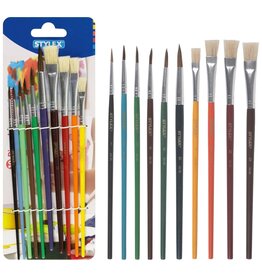 Penselenset 10 delig