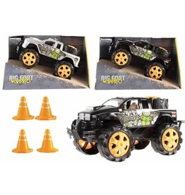 Monster Truck 24cm met accessoires 2 assorti kleur