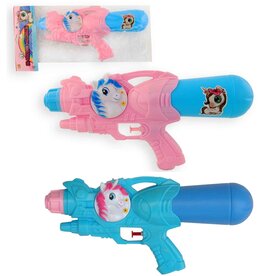 Waterpistool Unicorn 33cm. 2 assorti kleur