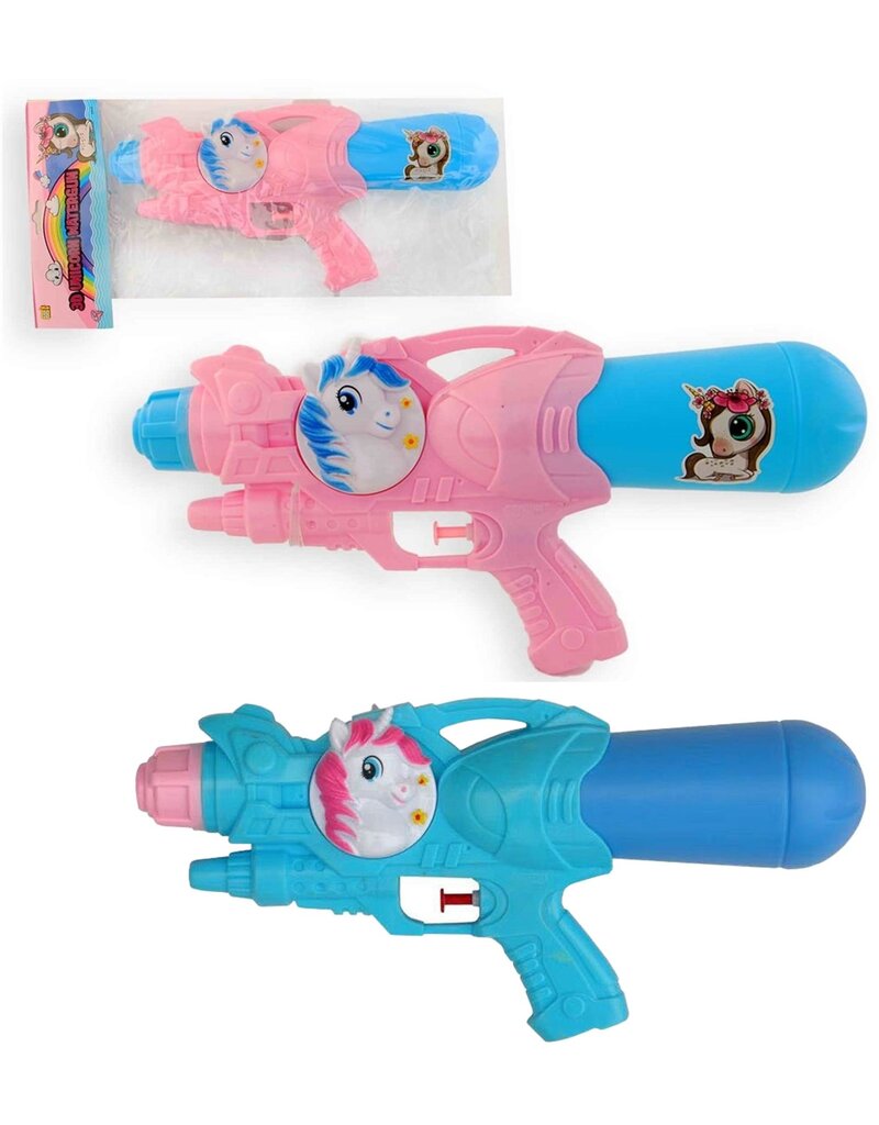 Waterpistool Unicorn 33cm. 2 assorti kleur