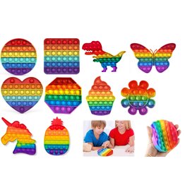 Magic Pop It Rainbow Ø12cm assorti model