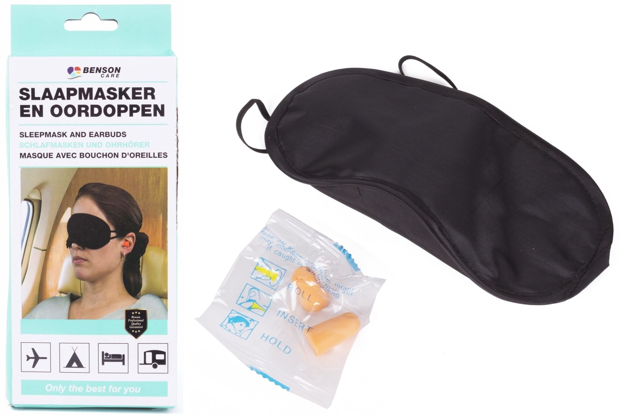 Reisset Slaapmasker en Oordoppen