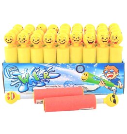 Waterspuit Funny Face 19xØ4 cm 4 assorti kleur