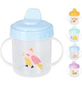 Baby Drinkbeker met Deksel 4 assorti design