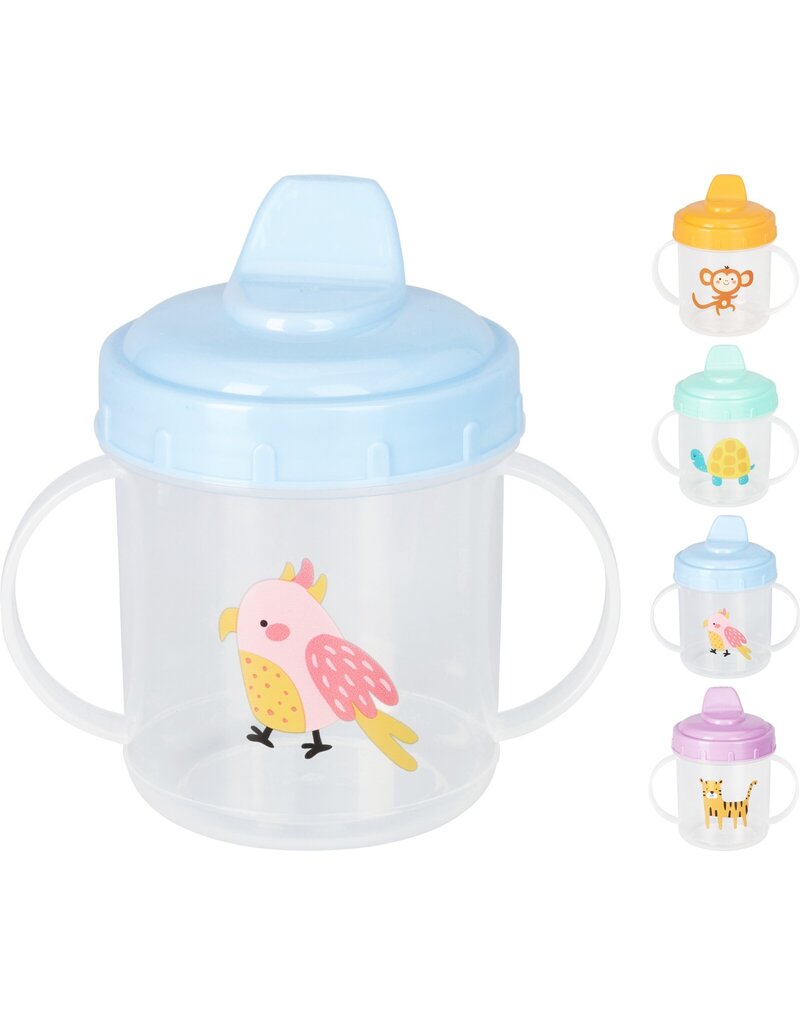 Baby Drinkbeker met Deksel 4 assorti design
