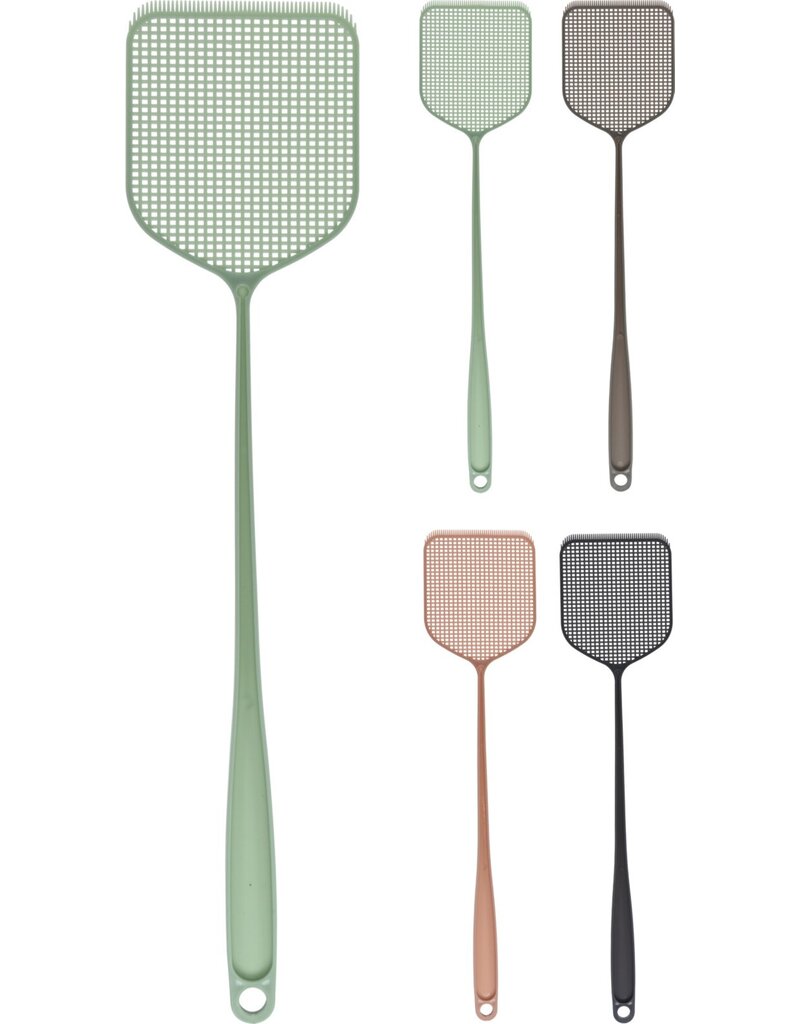 Vliegenmepper met krabber 50cm 4 assorti kleur
