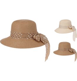 Dames Hoed Naturel 2 assorti kleur