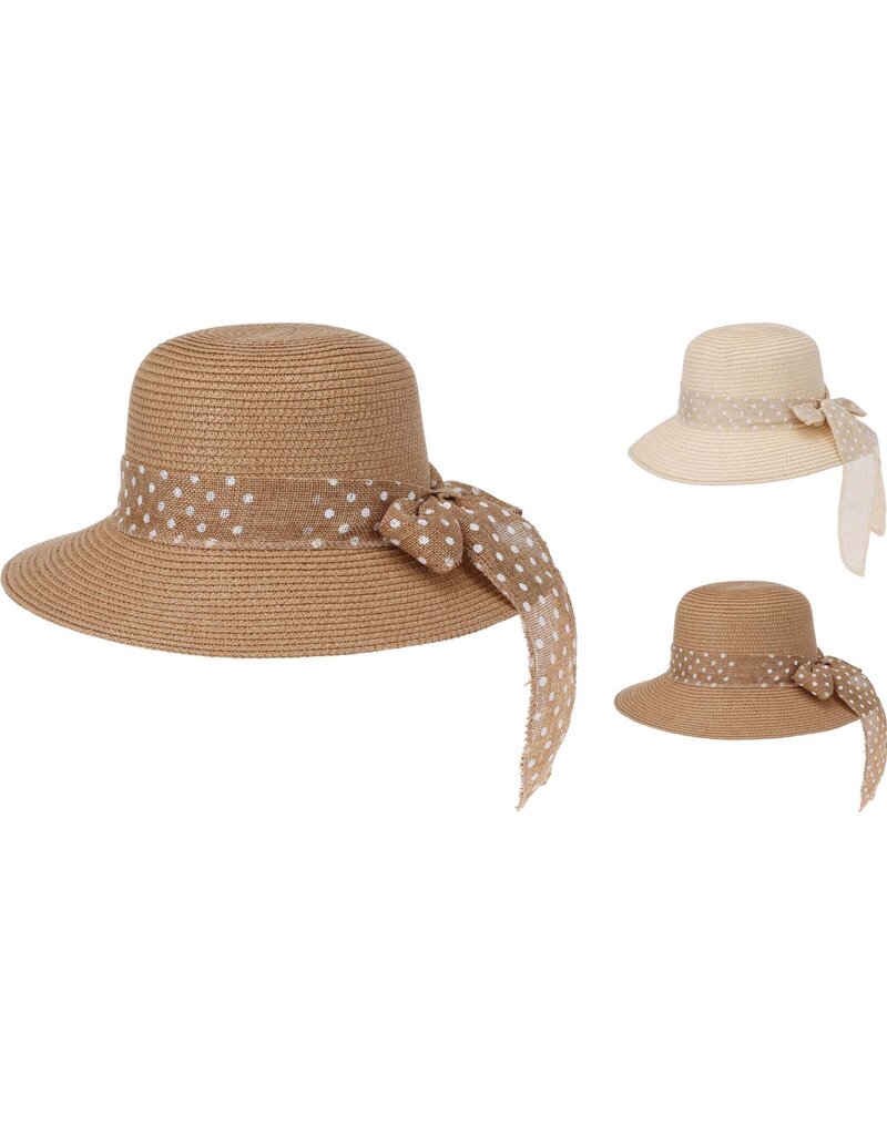 Dames Hoed Naturel 2 assorti kleur
