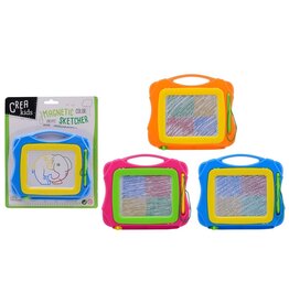 Magnetisch Kleuren Tekenbord B/C scherm 10x8cm 3 ass kleur